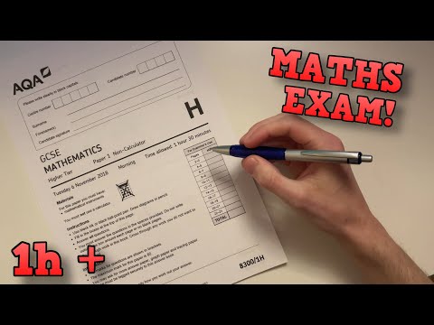 [ASMR] I Took a High School Maths Exam!