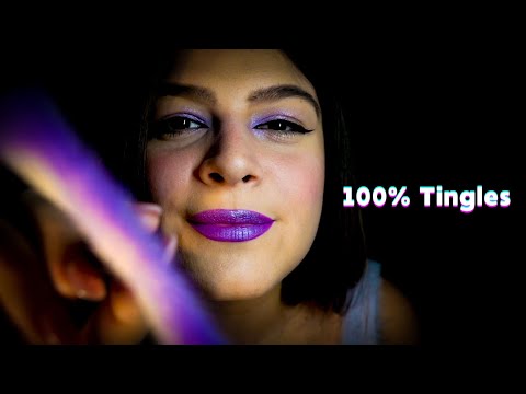 ASMR Close Up 😴 Slow Mouth Sounds & Camera Brushing