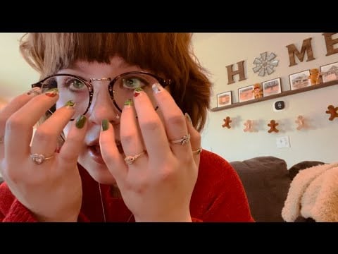 ASMR Tingly Holiday Trigger Assortment🎅🏻🎄(tapping, tin metal sounds, scratching, whispering)