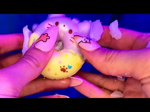 ASMR Wax Cracking Squishies Compilation for Sleep & Relaxation 💜 No Talking, Satisfying ASMR