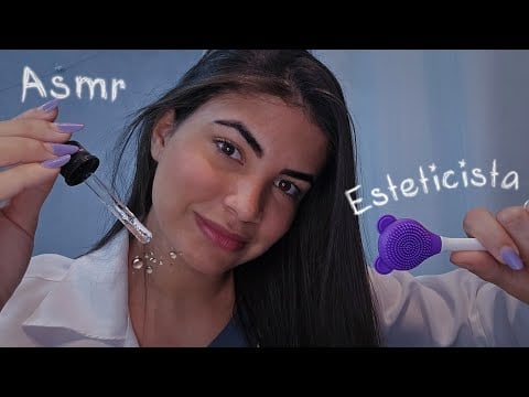 ASMR ROLEPLAY Esteticista cuida da sua pele (Com gatilhos diferentes) 💤🫧