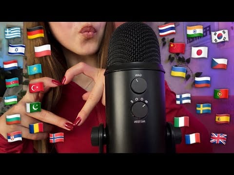 ASMR Saying “I Love You” in 30 Different Languages 💓