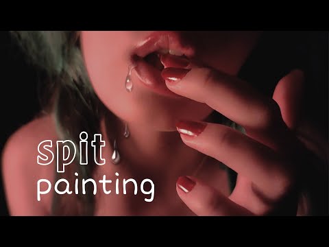 ASMR spit painting on you while you're sleeping (no talking _ mouth sounds)😴🦋