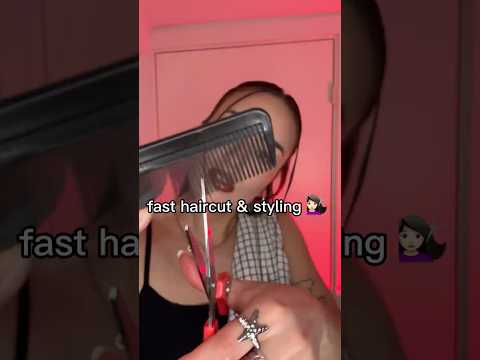 cutting & styling your hair 💇🏼‍♀️ #fastandaggressiveasmr #fastasmr #asmr #haircut #fyp