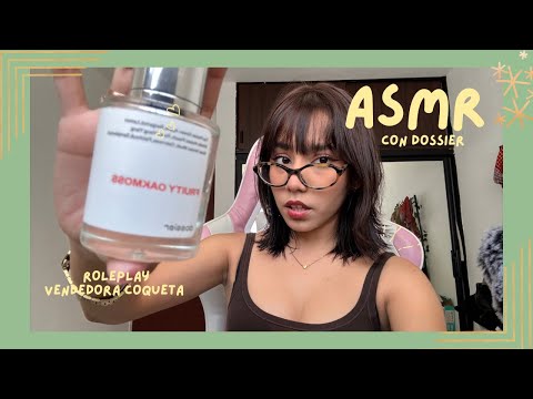 ASMR - VENDEDORA COQUETA/ ROLEPLAY CON DOSSIER
