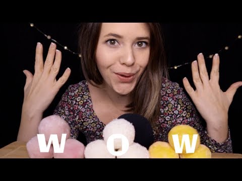 ASMR WOW❗️Ich teste zum ersten Mal MOCHI ICE CREAM 🍡Tapping - Whispers - Eating in German/Deutsch