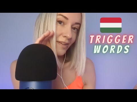 ASMR | Hungarian Trigger Words (hand sounds, mouth sounds)