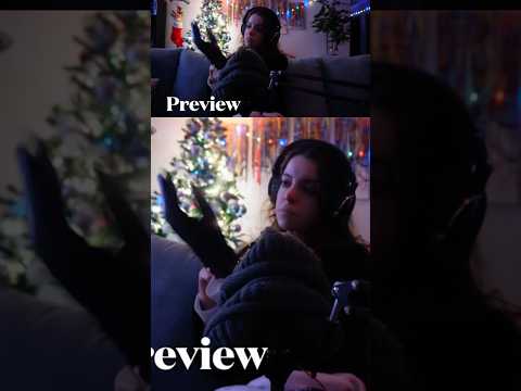 COZY ASMR 🎄✨ Whispering, Leather Gloves & Hat Sounds for Sleep