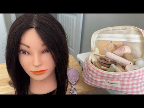 ASMR LoFi| Hair play & Makeup 💄 - no talking & no microphone used