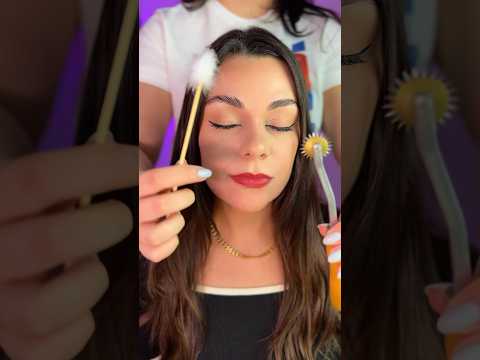 Teste de sensibilidade no meu couro cabeludo #asmr #asmrbrasil #asmrsounds