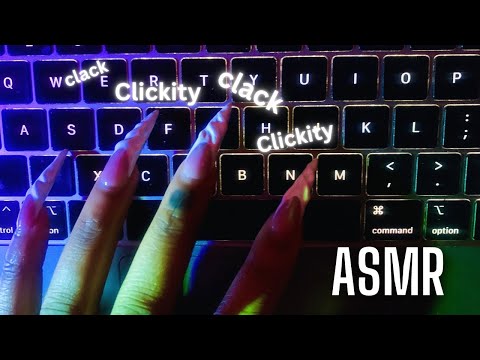A Gentle Background ASMR to study, work,sleep, relax | XXL NAILS!!! PART 2