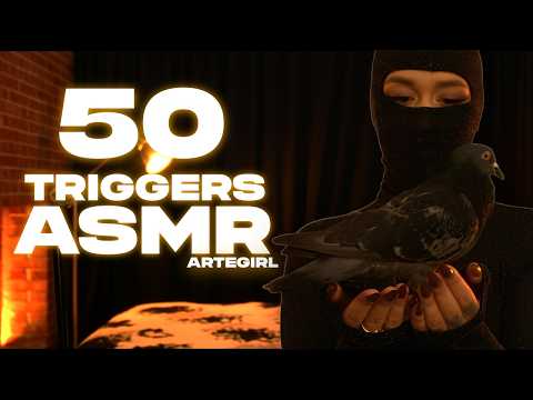 50 ASMR Triggers for Deep Sleep 💤 (Including My Pet Pigeon)