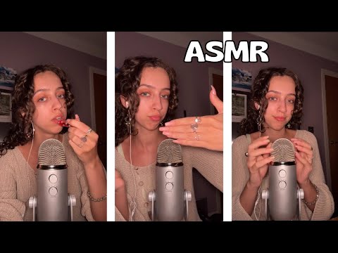 ASMR livestream (fake nails, new triggers, chatting, singing)