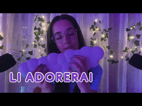 ASMR| Ti faccio dormire con i miei TRIGGERS PREFERITI