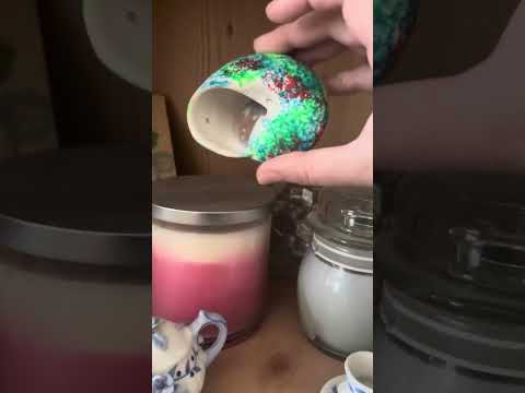 Tapping on my aunts glass decorations *soft/no speaking*