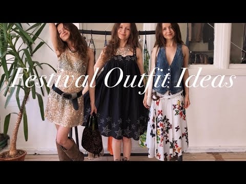 7 Festival Outfit Ideas 🎀 Kate Moss, Sienna Miller, Alexa Chung, Charli XCX Inspired Looks