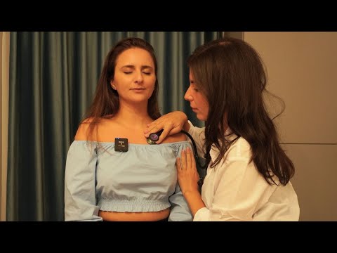 PART 1: ASMR Real Person Cranial Nerve Exam ~ Physical Assessment, Face & Scalp Check, Sensory Tests