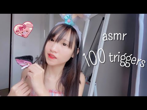 ASMR 100 triggers in 3 mins 😴// thai asmr