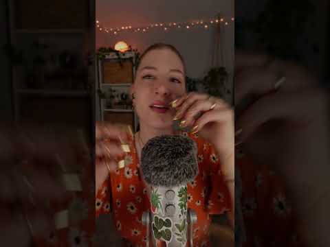 pushing the hair out of your face #asmr #asmrsounds