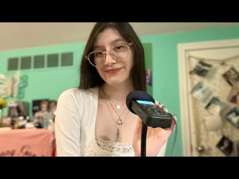 ASMR New Tascam Mic Test And Close Up Whispering