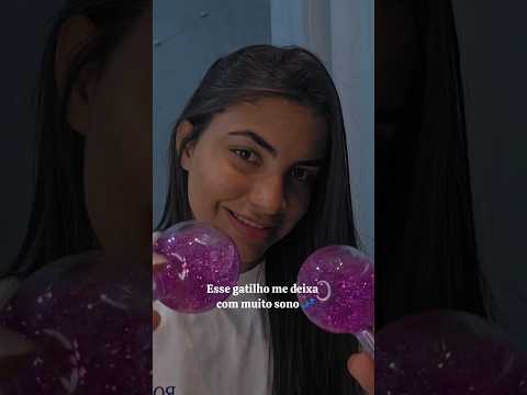 ASMR| ESSE GATILHO ME DEIXA COM MUITO SONO 💤💜 #asmr #asmrvideo #viralvideo