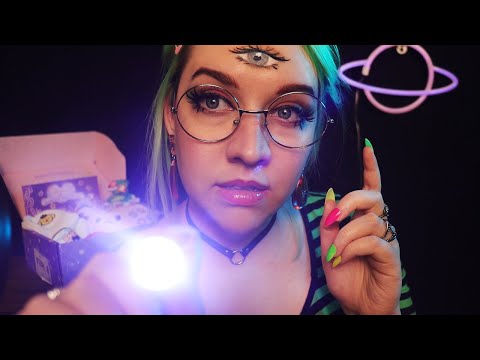 Alien Girl examines & comforts you [ASMR]