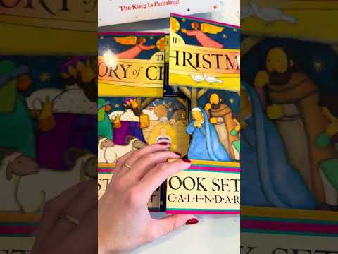 What we use for advent (Christian ASMR) ✝️🎄 #asmr #adventcalendar #advent