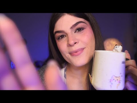 PERSONAL ATTENTION ASMR Ti scaldo con una tisana e Ti coccolo 💛 (Fuocherello in sottofondo 🔥)