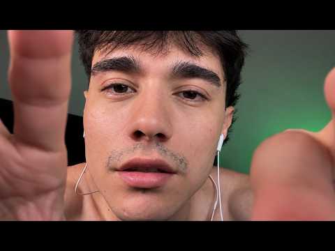 Ultra Up Close Face Massage & Spit Painting 👄💦 | ASMR