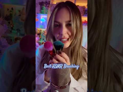 ASMR | Cepillo tu carita con susurros relajantes ✨💕🏷️#asmr #relajate #sleepaid #asmrbrushing
