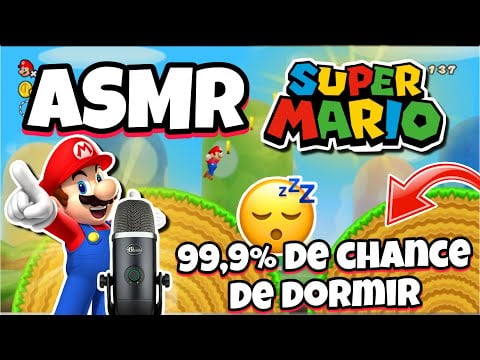 ASMR Français • 99,99% DE CHANCE DE DORMIR SUR MARIO BROS 😴 (triggers, chuchotements intenses)