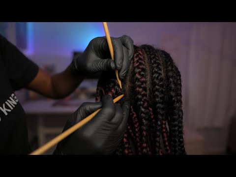 ASMR Swift & Relaxing Scalp Check (scalp scratching, massage, oiling the scalp) No Talking 💤
