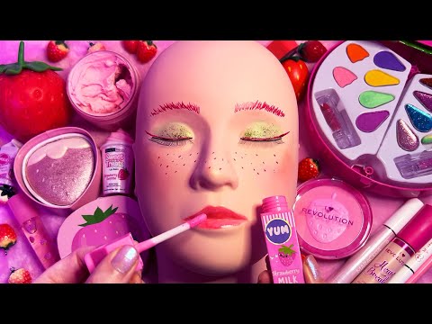 ASMR Makeup on Mannequin (Whispered)