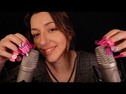 ASMR ✨ Up Close , Ear To Ear Whisper Ramble  💤 Face touching