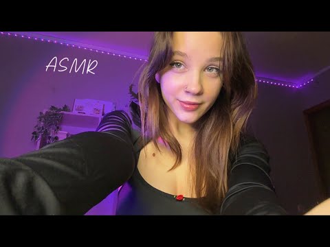 ASMR Потрогаю твоё лицо и напою чаем перед сном  (Близкий шепот, массаж)