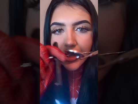 Spider woman dentist ASMR roleplay #asmr #tappingtriggers #tingles #asmrtriggers #sleep