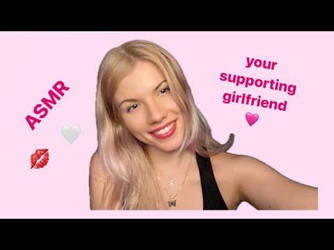 ASMR | kissing, licking 💋 | your seductive supportive girlfriend, calming affirmations 🩷