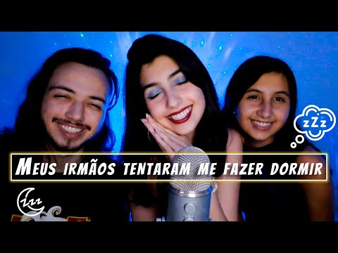 ASMR COM OS MEUS IRMÃOS 👩‍👧‍👦