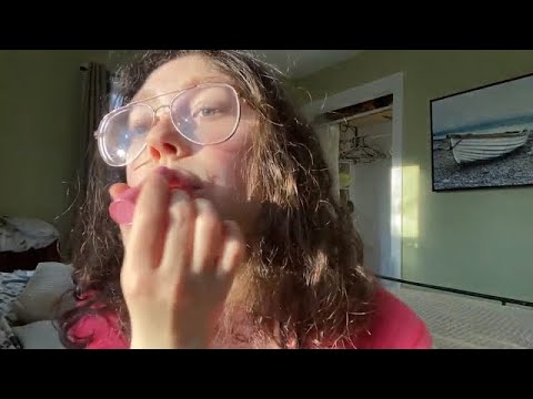 ASMR chapstick application