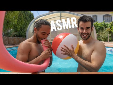 Hacemos ASMR RÁPIDO Y AGRESIVO en la PISCINA 🏊😴