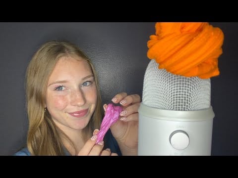 ASMR Playing with putty
