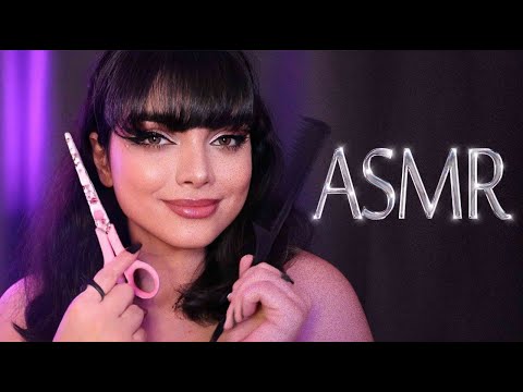 ای اس ام آر رول پلی  کوتاه کردن چتری،ای اس ام آر فارسی،haircut asmr|asmr farsi