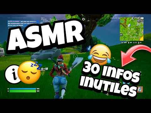 ASMR Français • 30 INFOS INUTILES que tu dois SAVOIR avant de MOURIR 😴💤 (il y a des dingueries 😂)