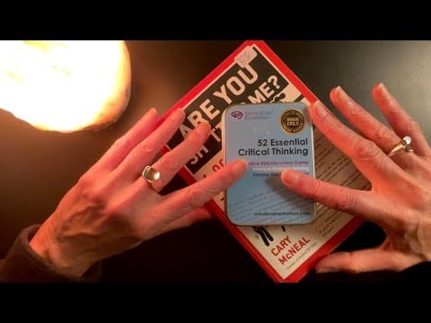 Critical Thinking Cards Unintentional ASMR for Relaxation 