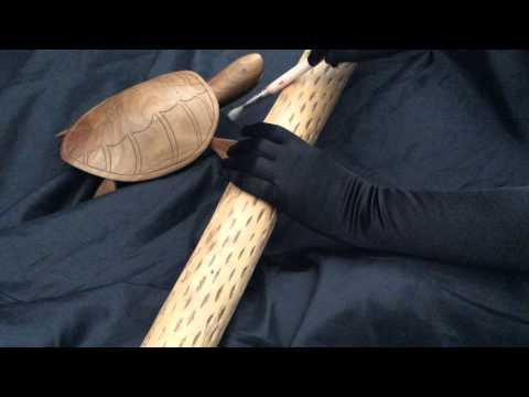 [ ASMR ] play with rainstick (opera gloves)