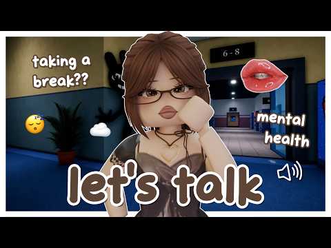 (roblox asmr 🌙) let's talk! | a candid conversation about mental health