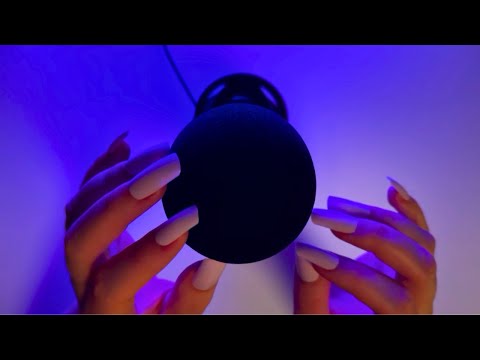 No Talking ASMR | Light Hand Sounds, Fingernail Tapping & Mic Scratches