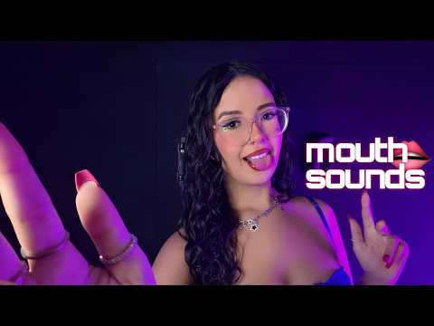 ASMR 👄 os MELHORES SONS DE BOCA para dormir imediatamente 🌧️ | mouth sounds