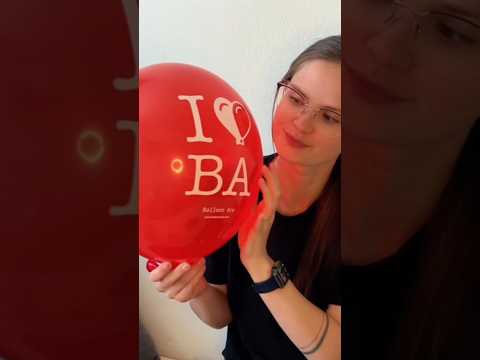 BalloonAce Blowing Red Balloon #asmr #balloon #ballongame #looner #asmrsounds