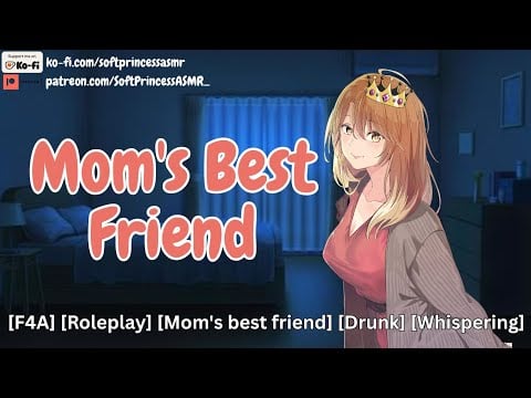 Mom's best friend crawls into your bed during a party [asmr][f4a][roleplay]
